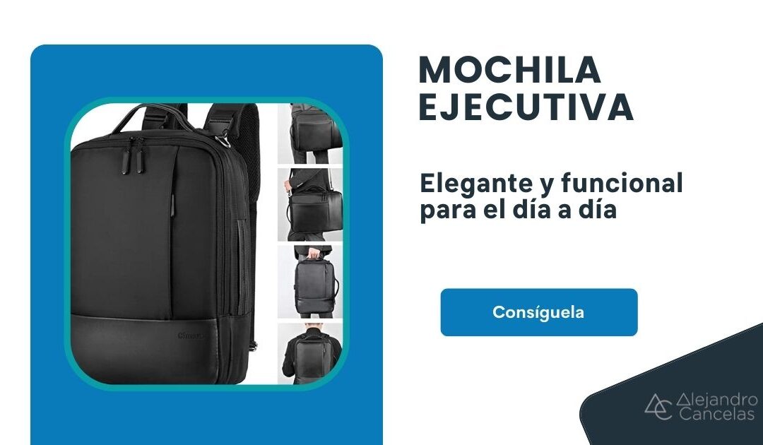 La mochila ejecutiva elegante y funcional para el día a día